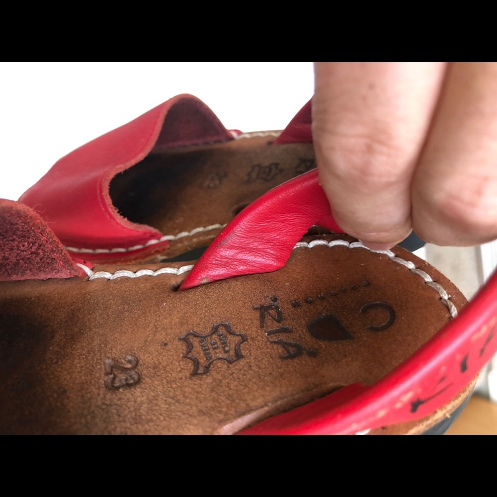 Red Ria Menorca Abarca Sandals - Picture 4 of 8